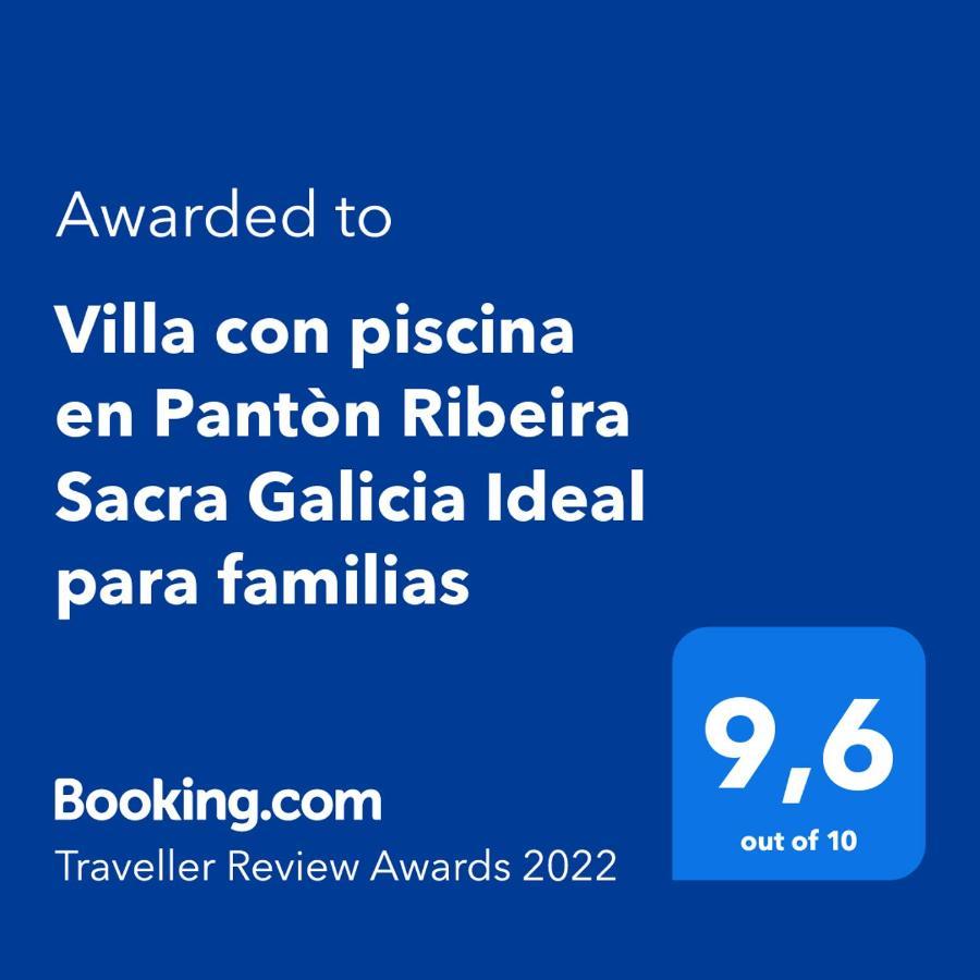 Villa Con Piscina En Panton Ribeira Sacra Galicia Ideal Para Familias Exteriér fotografie